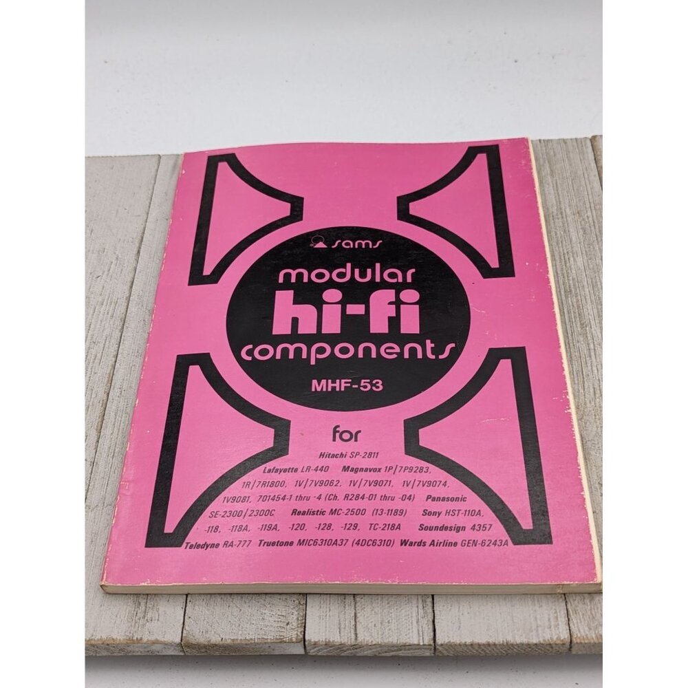 Original Sams Modular HI-FI Series Service Repair Manual Book MHF-53